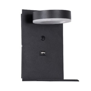 glo-61370-61370_2 GLOBOSTAR® CROWN 61370 ΜΟΝΤΕΡΝΟ ΦΩΤΙΣΤΙΚΟ ΤΟΙΧΟΥ - ΑΠΛΙΚΑ ΞΕΝΟΔΟΧΕΙΟΥ BED SIDE LED 5W 550L