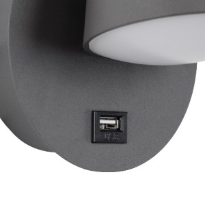 glo-61375-61375_6 GLOBOSTAR® REGENCY 61375 ΜΟΝΤΕΡΝΟ ΦΩΤΙΣΤΙΚΟ ΤΟΙΧΟΥ - ΑΠΛΙΚΑ ΞΕΝΟΔΟΧΕΙΟΥ BED SIDE LED 8W 92