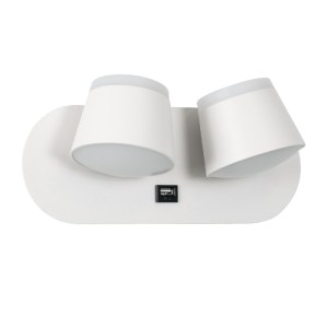 glo-61377-61377_2 GLOBOSTAR® REGENCY 61377 ΜΟΝΤΕΡΝΟ ΦΩΤΙΣΤΙΚΟ ΤΟΙΧΟΥ - ΑΠΛΙΚΑ ΞΕΝΟΔΟΧΕΙΟΥ BED SIDE LED 16W 1