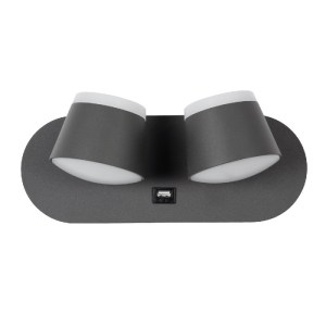 glo-61378-61378_3 GLOBOSTAR® REGENCY 61378 ΜΟΝΤΕΡΝΟ ΦΩΤΙΣΤΙΚΟ ΤΟΙΧΟΥ - ΑΠΛΙΚΑ ΞΕΝΟΔΟΧΕΙΟΥ BED SIDE LED 16W 1