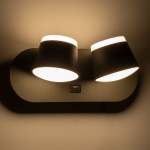 glo-61378-61378_8 GLOBOSTAR® REGENCY 61378 ΜΟΝΤΕΡΝΟ ΦΩΤΙΣΤΙΚΟ ΤΟΙΧΟΥ - ΑΠΛΙΚΑ ΞΕΝΟΔΟΧΕΙΟΥ BED SIDE LED 16W 1