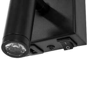 glo-61379-61379_6 GLOBOSTAR® ROULETTE-R 61379 ΜΟΝΤΕΡΝΟ ΦΩΤΙΣΤΙΚΟ ΤΟΙΧΟΥ - ΑΠΛΙΚΑ ΞΕΝΟΔΟΧΕΙΟΥ BED SIDE LED 3W