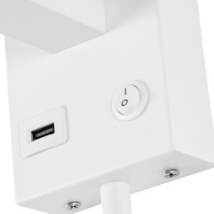 glo-61383-61383_6 GLOBOSTAR® ROULETTE-S 61383 ΜΟΝΤΕΡΝΟ ΦΩΤΙΣΤΙΚΟ ΤΟΙΧΟΥ - ΑΠΛΙΚΑ ΞΕΝΟΔΟΧΕΙΟΥ BED SIDE LED 3W