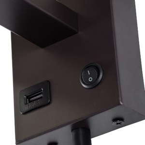 glo-61384-61384_6 GLOBOSTAR® ROULETTE-S 61384 ΜΟΝΤΕΡΝΟ ΦΩΤΙΣΤΙΚΟ ΤΟΙΧΟΥ - ΑΠΛΙΚΑ ΞΕΝΟΔΟΧΕΙΟΥ BED SIDE LED 3W
