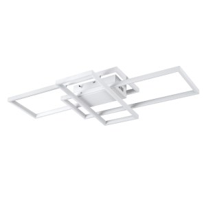 glo-61386-61386_2 GLOBOSTAR® QUADRA 61386 ΦΩΤΙΣΤΙΚΟ ΟΡΟΦΗΣ DESIGN LED CCT 100W 12000LM 120° AC 220-240V - ΕΝ