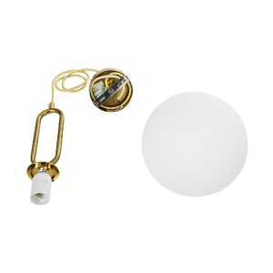 glo-61486-61486_7 GLOBOSTAR® BELLISSIMO 61486 ΜΟΝΤΕΡΝΟ ΚΡΕΜΑΣΤΟ ΦΩΤΙΣΤΙΚΟ ΜΠΑΛΑ ΜΟΝΟΦΩΤΟ 1 X E27 IP20 ΛΕΥΚΟ 