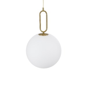glo-61487-61487_4 GLOBOSTAR® BELLISSIMO 61487 ΜΟΝΤΕΡΝΟ ΚΡΕΜΑΣΤΟ ΦΩΤΙΣΤΙΚΟ ΜΠΑΛΑ ΜΟΝΟΦΩΤΟ 1 X E27 IP20 ΛΕΥΚΟ 