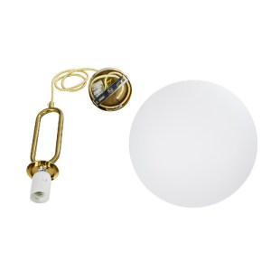 glo-61487-61487_7 GLOBOSTAR® BELLISSIMO 61487 ΜΟΝΤΕΡΝΟ ΚΡΕΜΑΣΤΟ ΦΩΤΙΣΤΙΚΟ ΜΠΑΛΑ ΜΟΝΟΦΩΤΟ 1 X E27 IP20 ΛΕΥΚΟ 