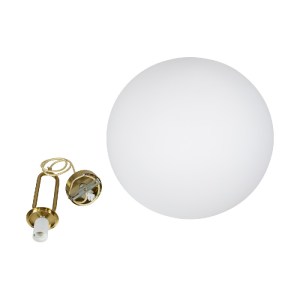 glo-61488-61488_7 GLOBOSTAR® BELLISSIMO 61488 ΜΟΝΤΕΡΝΟ ΚΡΕΜΑΣΤΟ ΦΩΤΙΣΤΙΚΟ ΜΠΑΛΑ ΜΟΝΟΦΩΤΟ 1 X E27 IP20 ΛΕΥΚΟ 