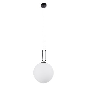 glo-61490-61490_2 GLOBOSTAR® BELLISSIMO 61490 ΜΟΝΤΕΡΝΟ ΚΡΕΜΑΣΤΟ ΦΩΤΙΣΤΙΚΟ ΜΠΑΛΑ ΜΟΝΟΦΩΤΟ 1 X E27 IP20 ΛΕΥΚΟ 