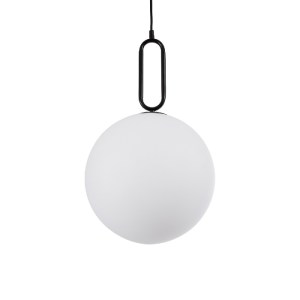 glo-61490-61490_3 GLOBOSTAR® BELLISSIMO 61490 ΜΟΝΤΕΡΝΟ ΚΡΕΜΑΣΤΟ ΦΩΤΙΣΤΙΚΟ ΜΠΑΛΑ ΜΟΝΟΦΩΤΟ 1 X E27 IP20 ΛΕΥΚΟ 