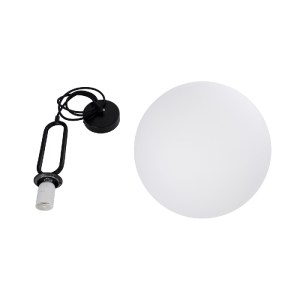glo-61490-61490_7 GLOBOSTAR® BELLISSIMO 61490 ΜΟΝΤΕΡΝΟ ΚΡΕΜΑΣΤΟ ΦΩΤΙΣΤΙΚΟ ΜΠΑΛΑ ΜΟΝΟΦΩΤΟ 1 X E27 IP20 ΛΕΥΚΟ 
