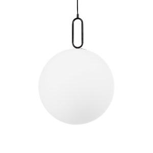 glo-61491-61491_3 GLOBOSTAR® BELLISSIMO 61491 ΜΟΝΤΕΡΝΟ ΚΡΕΜΑΣΤΟ ΦΩΤΙΣΤΙΚΟ ΜΠΑΛΑ ΜΟΝΟΦΩΤΟ 1 X E27 IP20 ΛΕΥΚΟ 