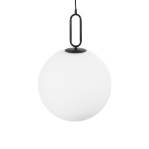 glo-61491-61491_4 GLOBOSTAR® BELLISSIMO 61491 ΜΟΝΤΕΡΝΟ ΚΡΕΜΑΣΤΟ ΦΩΤΙΣΤΙΚΟ ΜΠΑΛΑ ΜΟΝΟΦΩΤΟ 1 X E27 IP20 ΛΕΥΚΟ 