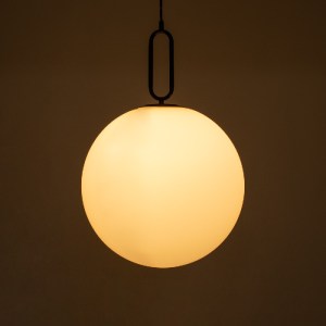 glo-61491-61491_8 GLOBOSTAR® BELLISSIMO 61491 ΜΟΝΤΕΡΝΟ ΚΡΕΜΑΣΤΟ ΦΩΤΙΣΤΙΚΟ ΜΠΑΛΑ ΜΟΝΟΦΩΤΟ 1 X E27 IP20 ΛΕΥΚΟ 