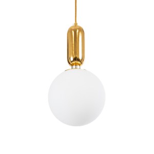 glo-61492-61492_3 GLOBOSTAR® ESTETICO 61492 ΜΟΝΤΕΡΝΟ ΚΡΕΜΑΣΤΟ ΦΩΤΙΣΤΙΚΟ ΜΠΑΛΑ ΜΟΝΟΦΩΤΟ 1 X E27 IP20 ΛΕΥΚΟ ΓΥ