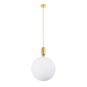 glo-61494-61494_2 GLOBOSTAR® ESTETICO 61494 ΜΟΝΤΕΡΝΟ ΚΡΕΜΑΣΤΟ ΦΩΤΙΣΤΙΚΟ ΜΠΑΛΑ ΜΟΝΟΦΩΤΟ 1 X E27 IP20 ΛΕΥΚΟ ΓΥ