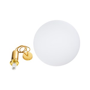 glo-61494-61494_7 GLOBOSTAR® ESTETICO 61494 ΜΟΝΤΕΡΝΟ ΚΡΕΜΑΣΤΟ ΦΩΤΙΣΤΙΚΟ ΜΠΑΛΑ ΜΟΝΟΦΩΤΟ 1 X E27 IP20 ΛΕΥΚΟ ΓΥ