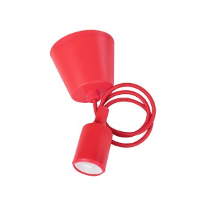 glo-61551-b8c1ba_91002_4 GLOBOSTAR® CABLITO 61551 ΜΟΝΤΕΡΝΟ ΚΡΕΜΑΣΤΟ ΦΩΤΙΣΤΙΚΟ ΟΡΟΦΗΣ ΜΟΝΟΦΩΤΟ 1 X E27 ΚΟΚΚΙΝΟ ΣΙΛΙΚ