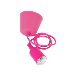 glo-61552-3713ca_91003_4 GLOBOSTAR® CABLITO 61552 ΜΟΝΤΕΡΝΟ ΚΡΕΜΑΣΤΟ ΦΩΤΙΣΤΙΚΟ ΟΡΟΦΗΣ ΜΟΝΟΦΩΤΟ 1 X E27 ΦΟΥΞΙΑ ΣΙΛΙΚΟ