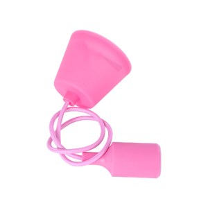 glo-61553-1457f6_91004_4 GLOBOSTAR® CABLITO 61553 ΜΟΝΤΕΡΝΟ ΚΡΕΜΑΣΤΟ ΦΩΤΙΣΤΙΚΟ ΟΡΟΦΗΣ ΜΟΝΟΦΩΤΟ 1 X E27 ΡΟΖ ΣΙΛΙΚΟΝΗΣ