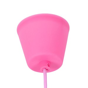 glo-61553-91004_2 GLOBOSTAR® CABLITO 61553 ΜΟΝΤΕΡΝΟ ΚΡΕΜΑΣΤΟ ΦΩΤΙΣΤΙΚΟ ΟΡΟΦΗΣ ΜΟΝΟΦΩΤΟ 1 X E27 ΡΟΖ ΣΙΛΙΚΟΝΗΣ