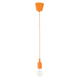 glo-61554-477412_91005_0 GLOBOSTAR® CABLITO 61554 ΜΟΝΤΕΡΝΟ ΚΡΕΜΑΣΤΟ ΦΩΤΙΣΤΙΚΟ ΟΡΟΦΗΣ ΜΟΝΟΦΩΤΟ 1 X E27 ΠΟΡΤΟΚΑΛΙ ΣΙΛ