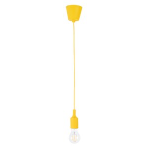 glo-61555-24846a_91006_0 GLOBOSTAR® CABLITO 61555 ΜΟΝΤΕΡΝΟ ΚΡΕΜΑΣΤΟ ΦΩΤΙΣΤΙΚΟ ΟΡΟΦΗΣ ΜΟΝΟΦΩΤΟ 1 X E27 ΚΙΤΡΙΝΟ ΣΙΛΙΚ