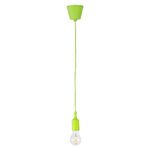 glo-61557-31448b_91008_0 GLOBOSTAR® CABLITO 61557 ΜΟΝΤΕΡΝΟ ΚΡΕΜΑΣΤΟ ΦΩΤΙΣΤΙΚΟ ΟΡΟΦΗΣ ΜΟΝΟΦΩΤΟ 1 X E27 ΠΡΑΣΙΝΟ ΛΑΧΑΝ