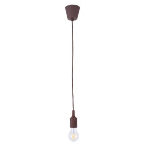 glo-61561-4637a1_91012_0 GLOBOSTAR® CABLITO 61561 ΜΟΝΤΕΡΝΟ ΚΡΕΜΑΣΤΟ ΦΩΤΙΣΤΙΚΟ ΟΡΟΦΗΣ ΜΟΝΟΦΩΤΟ 1 X E27 ΚΑΦΕ ΣΙΛΙΚΟΝΗ