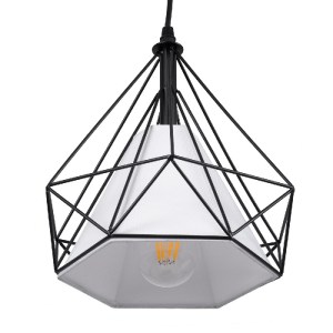 glo-61569-61569_8 GLOBOSTAR® EIFFEL 61569 VINTAGE ΚΡΕΜΑΣΤΟ ΦΩΤΙΣΤΙΚΟ ΡΑΓΑ ΤΡΙΦΩΤΟ 3 X E27 IP20 ΜΑΥΡΟ ΜΕΤΑΛΛΟ