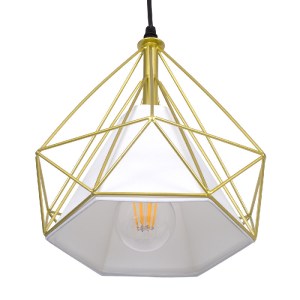 glo-61571-61571_8 GLOBOSTAR® EIFFEL 61571 VINTAGE ΚΡΕΜΑΣΤΟ ΦΩΤΙΣΤΙΚΟ ΡΑΓΑ ΤΡΙΦΩΤΟ 3 X E27 IP20 ΧΡΥΣΟ ΜΕΤΑΛΛΟ