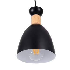 glo-61572-61572_6 GLOBOSTAR® AVA 61572 ΜΟΝΤΕΡΝΟ ΚΡΕΜΑΣΤΟ ΦΩΤΙΣΤΙΚΟ ΚΑΜΠΑΝΑ ΤΡΙΦΩΤΟ 3 X E27 IP20 ΜΑΥΡΟ ΜΕΤΑΛΛ