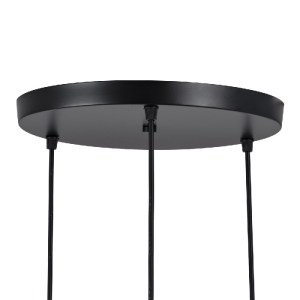 glo-61572-61572_7 GLOBOSTAR® AVA 61572 ΜΟΝΤΕΡΝΟ ΚΡΕΜΑΣΤΟ ΦΩΤΙΣΤΙΚΟ ΚΑΜΠΑΝΑ ΤΡΙΦΩΤΟ 3 X E27 IP20 ΜΑΥΡΟ ΜΕΤΑΛΛ