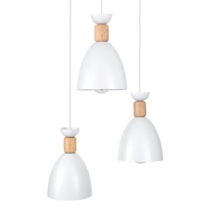 glo-61573-61573_4 GLOBOSTAR® AVA 61573 ΜΟΝΤΕΡΝΟ ΚΡΕΜΑΣΤΟ ΦΩΤΙΣΤΙΚΟ ΚΑΜΠΑΝΑ ΤΡΙΦΩΤΟ 3 X E27 IP20 ΛΕΥΚΟ ΜΕΤΑΛΛ