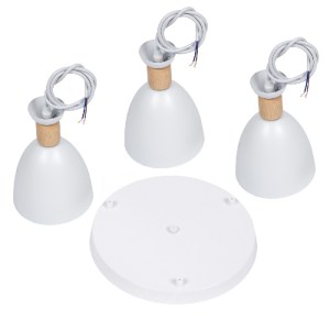 glo-61573-61573_8 GLOBOSTAR® AVA 61573 ΜΟΝΤΕΡΝΟ ΚΡΕΜΑΣΤΟ ΦΩΤΙΣΤΙΚΟ ΚΑΜΠΑΝΑ ΤΡΙΦΩΤΟ 3 X E27 IP20 ΛΕΥΚΟ ΜΕΤΑΛΛ