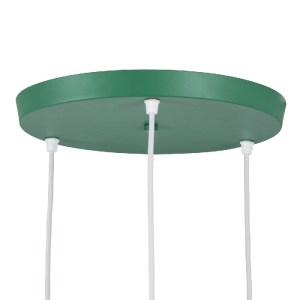 glo-61575-61575_7 GLOBOSTAR® AVA 61575 ΜΟΝΤΕΡΝΟ ΚΡΕΜΑΣΤΟ ΦΩΤΙΣΤΙΚΟ ΚΑΜΠΑΝΑ ΤΡΙΦΩΤΟ 3 X E27 IP20 ΠΡΑΣΙΝΟ ΜΕΤΑ