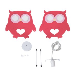 glo-61576-61576_11 GLOBOSTAR® OWL 61576 ΠΑΙΔΙΚΟ ΚΡΕΜΑΣΤΟ ΦΩΤΙΣΤΙΚΟ ΦΙΓΟΥΡΑ ΜΟΝΟΦΩΤΟ 1 X E27 IP20 ΠΟΛΥΧΡΩΜΟ ΠΛ