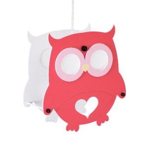 glo-61576-61576_6 GLOBOSTAR® OWL 61576 ΠΑΙΔΙΚΟ ΚΡΕΜΑΣΤΟ ΦΩΤΙΣΤΙΚΟ ΦΙΓΟΥΡΑ ΜΟΝΟΦΩΤΟ 1 X E27 IP20 ΠΟΛΥΧΡΩΜΟ ΠΛ
