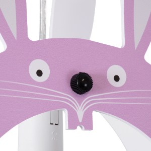 glo-61577-61577_8 GLOBOSTAR® BUNNY 61577 ΠΑΙΔΙΚΟ ΚΡΕΜΑΣΤΟ ΦΩΤΙΣΤΙΚΟ ΦΙΓΟΥΡΑ ΜΟΝΟΦΩΤΟ 1 X E27 IP20 ΡΟΖ & ΑΣΠΡ