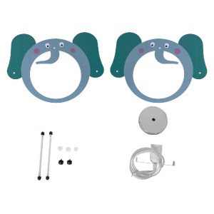 glo-61578-61578_11 GLOBOSTAR® ELEPHANT 61578 ΠΑΙΔΙΚΟ ΚΡΕΜΑΣΤΟ ΦΩΤΙΣΤΙΚΟ ΦΙΓΟΥΡΑ ΜΟΝΟΦΩΤΟ 1 X E27 IP20 ΠΟΛΥΧΡΩ