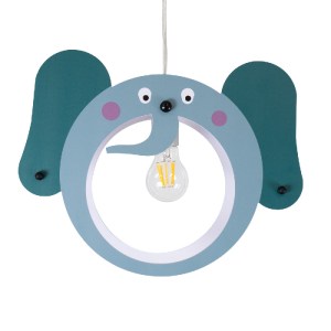 glo-61578-61578_4 GLOBOSTAR® ELEPHANT 61578 ΠΑΙΔΙΚΟ ΚΡΕΜΑΣΤΟ ΦΩΤΙΣΤΙΚΟ ΦΙΓΟΥΡΑ ΜΟΝΟΦΩΤΟ 1 X E27 IP20 ΠΟΛΥΧΡΩ