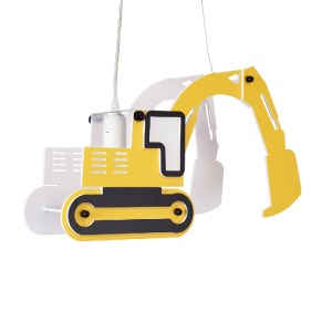 glo-61579-385bfc_61579_0 GLOBOSTAR® EXCAVATOR 61579 ΠΑΙΔΙΚΟ ΚΡΕΜΑΣΤΟ ΦΩΤΙΣΤΙΚΟ ΦΙΓΟΥΡΑ ΜΟΝΟΦΩΤΟ 1 X E27 IP20 ΚΙΤΡΙΝ