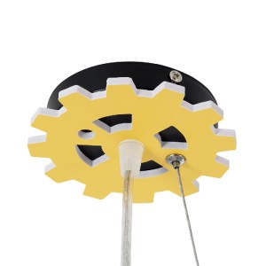 glo-61579-61579_10 GLOBOSTAR® EXCAVATOR 61579 ΠΑΙΔΙΚΟ ΚΡΕΜΑΣΤΟ ΦΩΤΙΣΤΙΚΟ ΦΙΓΟΥΡΑ ΜΟΝΟΦΩΤΟ 1 X E27 IP20 ΚΙΤΡΙΝ