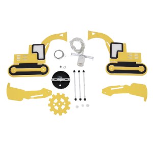 glo-61579-61579_11 GLOBOSTAR® EXCAVATOR 61579 ΠΑΙΔΙΚΟ ΚΡΕΜΑΣΤΟ ΦΩΤΙΣΤΙΚΟ ΦΙΓΟΥΡΑ ΜΟΝΟΦΩΤΟ 1 X E27 IP20 ΚΙΤΡΙΝ