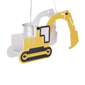glo-61579-61579_6 GLOBOSTAR® EXCAVATOR 61579 ΠΑΙΔΙΚΟ ΚΡΕΜΑΣΤΟ ΦΩΤΙΣΤΙΚΟ ΦΙΓΟΥΡΑ ΜΟΝΟΦΩΤΟ 1 X E27 IP20 ΚΙΤΡΙΝ