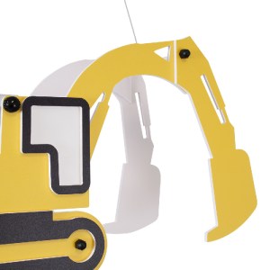 glo-61579-61579_8 GLOBOSTAR® EXCAVATOR 61579 ΠΑΙΔΙΚΟ ΚΡΕΜΑΣΤΟ ΦΩΤΙΣΤΙΚΟ ΦΙΓΟΥΡΑ ΜΟΝΟΦΩΤΟ 1 X E27 IP20 ΚΙΤΡΙΝ