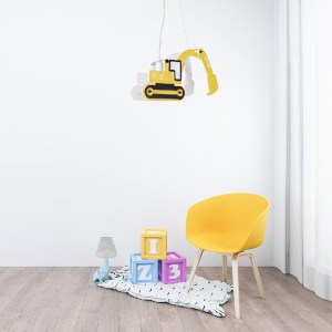 glo-61579-post_148 GLOBOSTAR® EXCAVATOR 61579 ΠΑΙΔΙΚΟ ΚΡΕΜΑΣΤΟ ΦΩΤΙΣΤΙΚΟ ΦΙΓΟΥΡΑ ΜΟΝΟΦΩΤΟ 1 X E27 IP20 ΚΙΤΡΙΝ