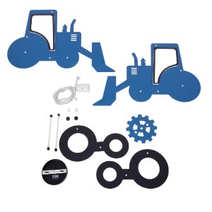 glo-61580-61580_11 GLOBOSTAR® TRACTOR 61580 ΠΑΙΔΙΚΟ ΚΡΕΜΑΣΤΟ ΦΩΤΙΣΤΙΚΟ ΦΙΓΟΥΡΑ ΜΟΝΟΦΩΤΟ 1 X E27 IP20 ΜΠΛΕ, ΜΑ