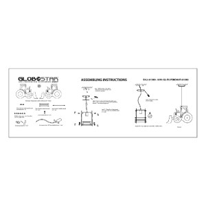 glo-61580-61580_12 GLOBOSTAR® TRACTOR 61580 ΠΑΙΔΙΚΟ ΚΡΕΜΑΣΤΟ ΦΩΤΙΣΤΙΚΟ ΦΙΓΟΥΡΑ ΜΟΝΟΦΩΤΟ 1 X E27 IP20 ΜΠΛΕ, ΜΑ